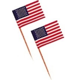 PFEIL & HOLING U.S. FLAG PICK - SMALL 2½ BOX 144 CT