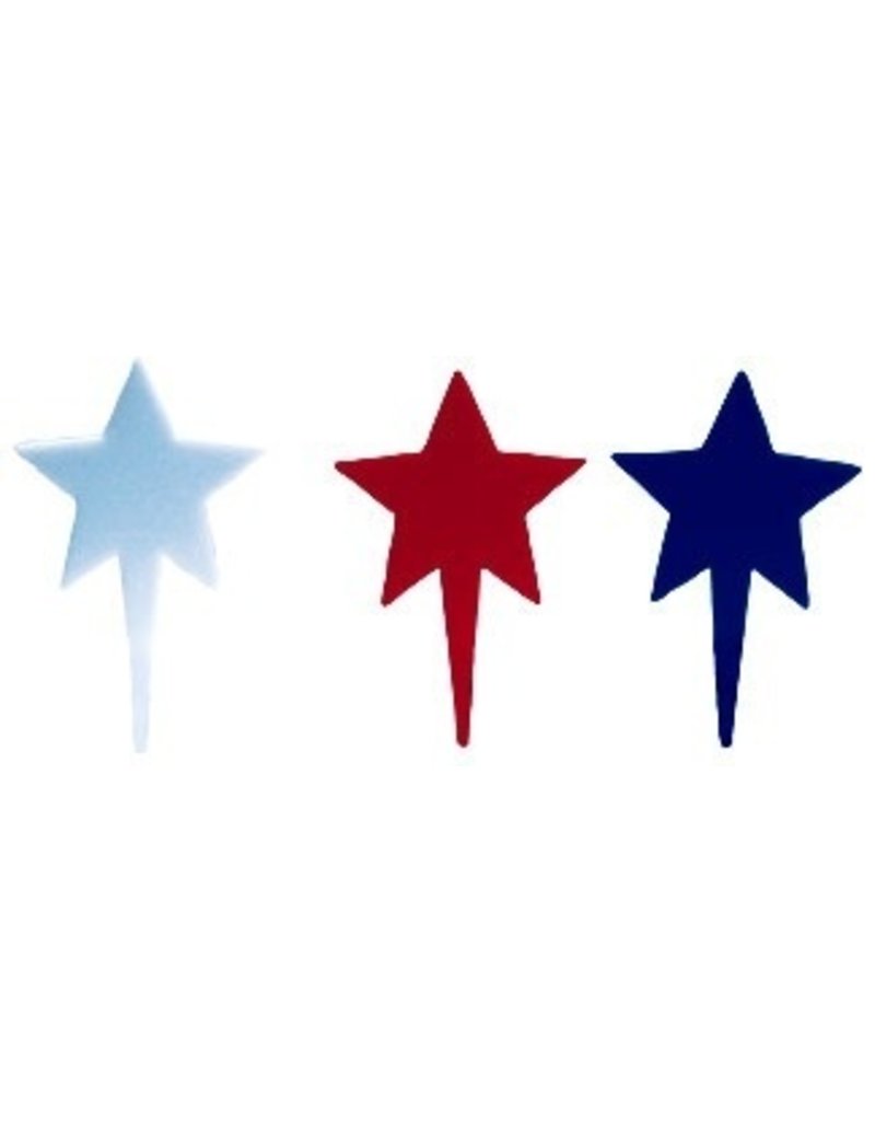 PFEIL & HOLING PATRIOTIC STAR PICK ASST 3’’ BOX 144CT