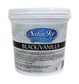 SATIN FINE FOODS BLACK SATIN ICE FONDANT 2 LB