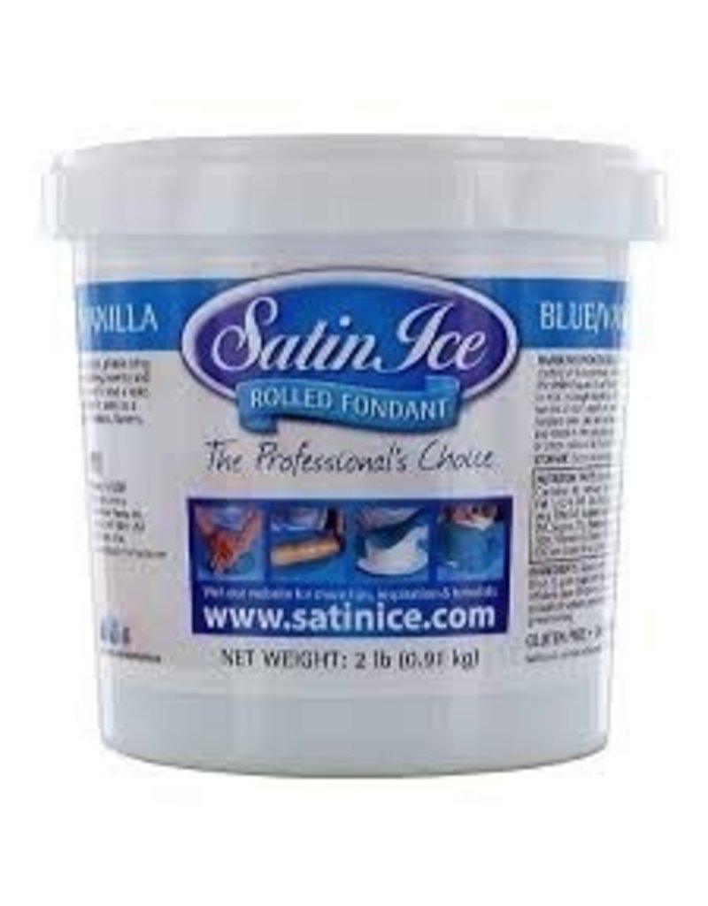 SATIN FINE FOODS BLUE SATIN ICE FONDANT 2 LB