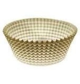 ATECO 1'' GOLD STRIPED PETITE FOUR  CUP 200 CT