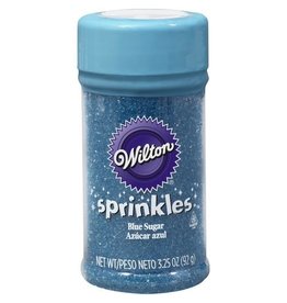 WILTON ENTERPRISES BLUE SPRINKLE SUGAR 3.25 OZ EA