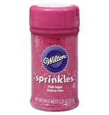 WILTON ENTERPRISES PINK SPRINKLE SUGAR 3.25 OZ EA