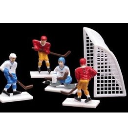 PFEIL & HOLING HOCKEY PLAYERS & GOALS  SETS 8 PC  EA