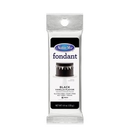 SATIN FINE FOODS BLACK VANILLA SATIN ICE FONDANT 4.4 OZ