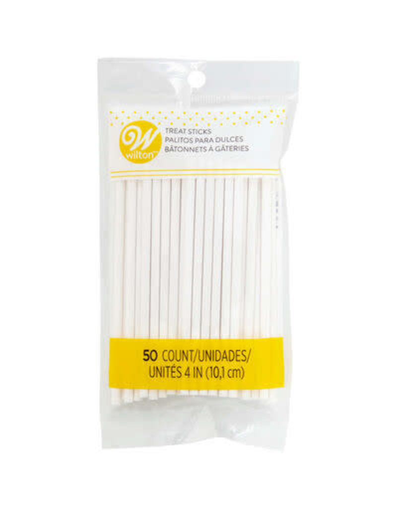 WILTON ENTERPRISES 4" LOLLIPOP STICKS PKG 50 CT