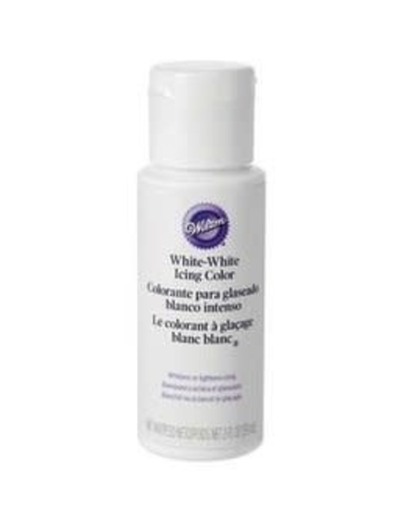 WILTON ENTERPRISES WHITE WHITE ICING COLOR 2 OZ