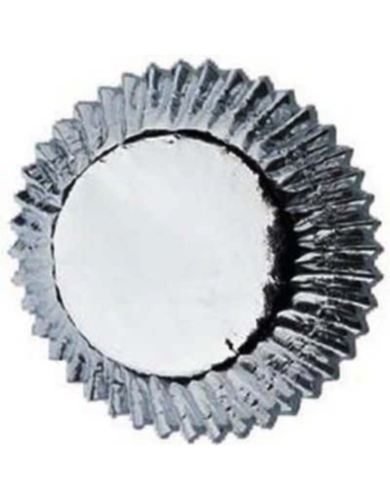 WILTON ENTERPRISES 2" SILVER FOIL STD BAKING CUP 24 CT