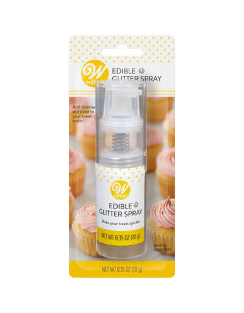 Wilton 0.35 oz Edible Glitter Spray Silver