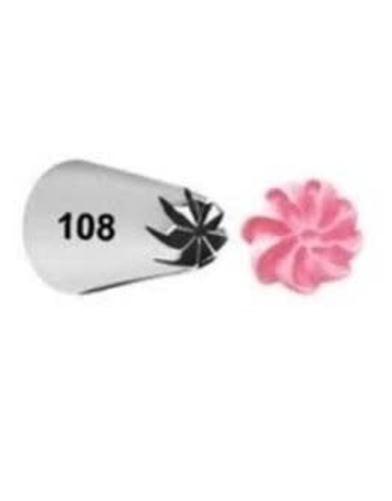 108 MED DROP FLOWER TIP ATECO - Bakers' Niche