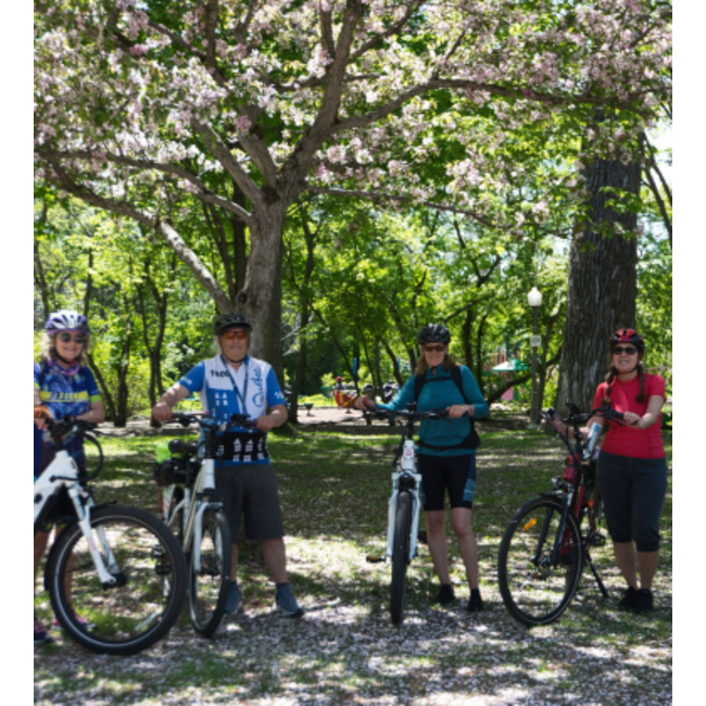 Visite guidée à vélo,  Majestueuse Montmorency