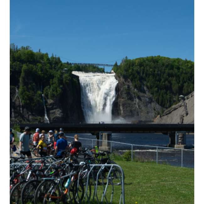 Visite guidée à vélo,  Majestueuse Montmorency