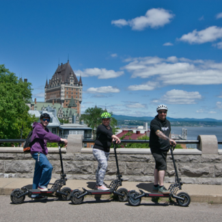 Electric scooter guided tour