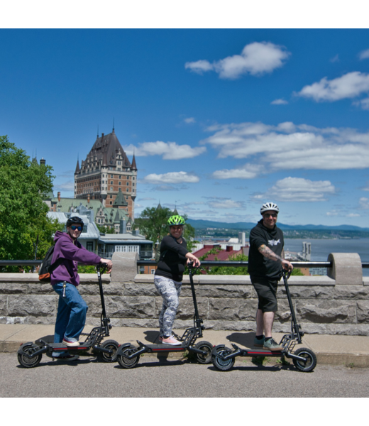 Visite guidée en trottinette électrique à Québec