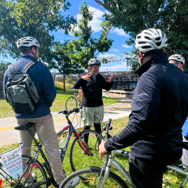Visite guidée panoramique à vélo de Québec à vélo