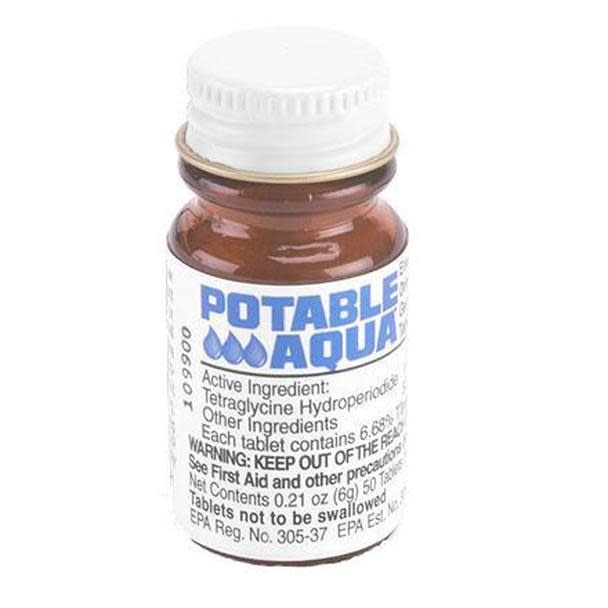Potable Aqua Potable Aqua 50 Water Purification Tablets Bentgate