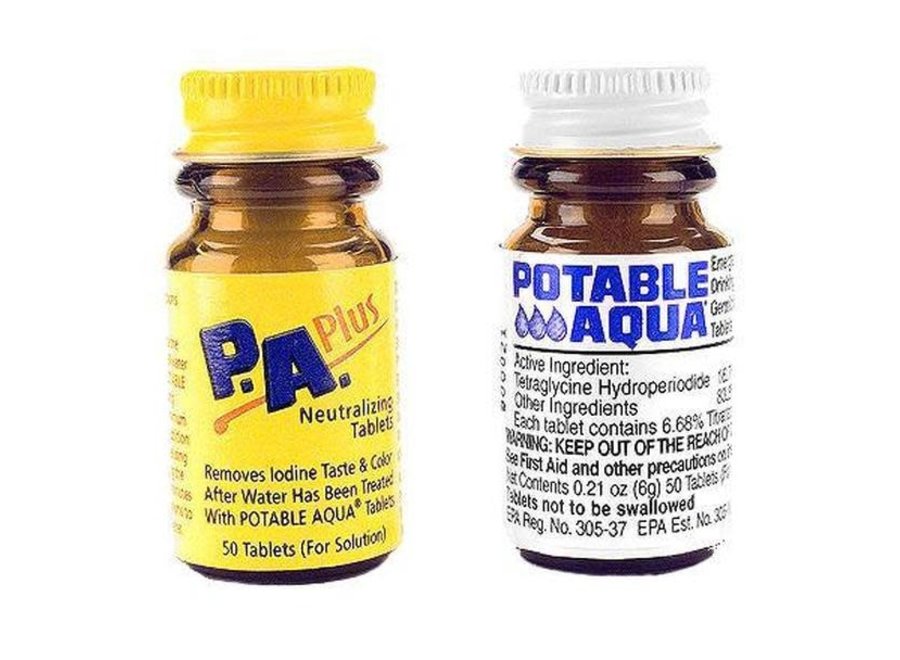 Potable Aqua Plus, 50 Water Purification Tablets