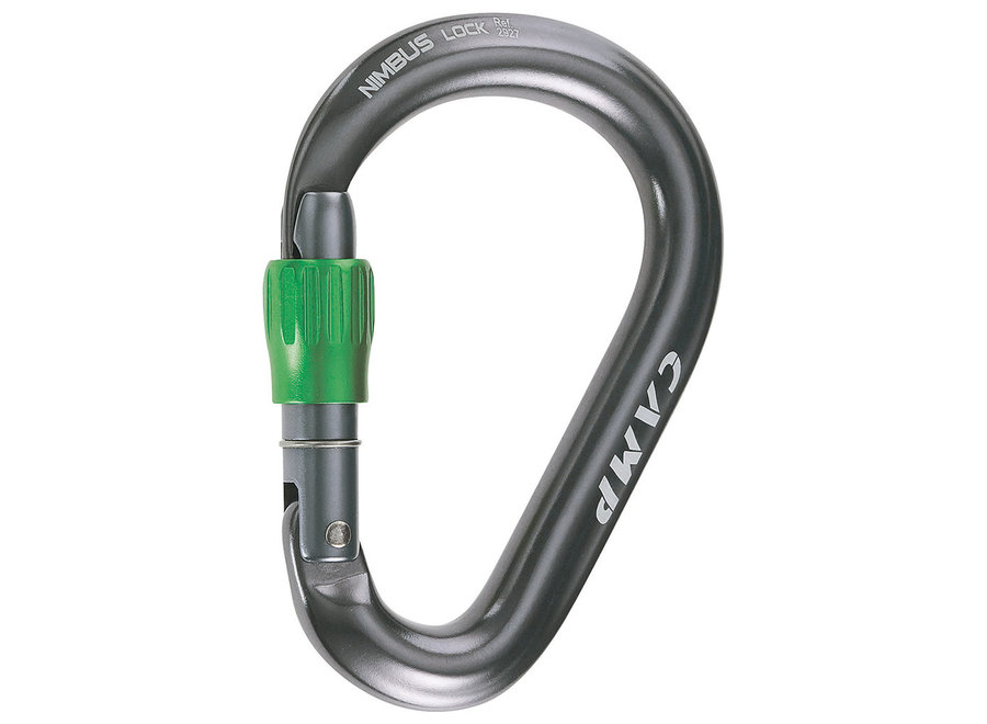 CAMP Nimbus Locking Carabiner Grey/Green