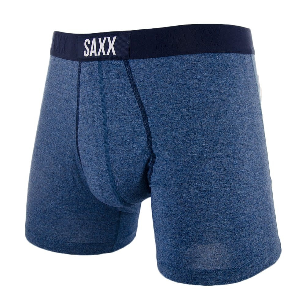 SAXX 2-Pack Vibe Super Soft Boxer Brief, Black/Grey