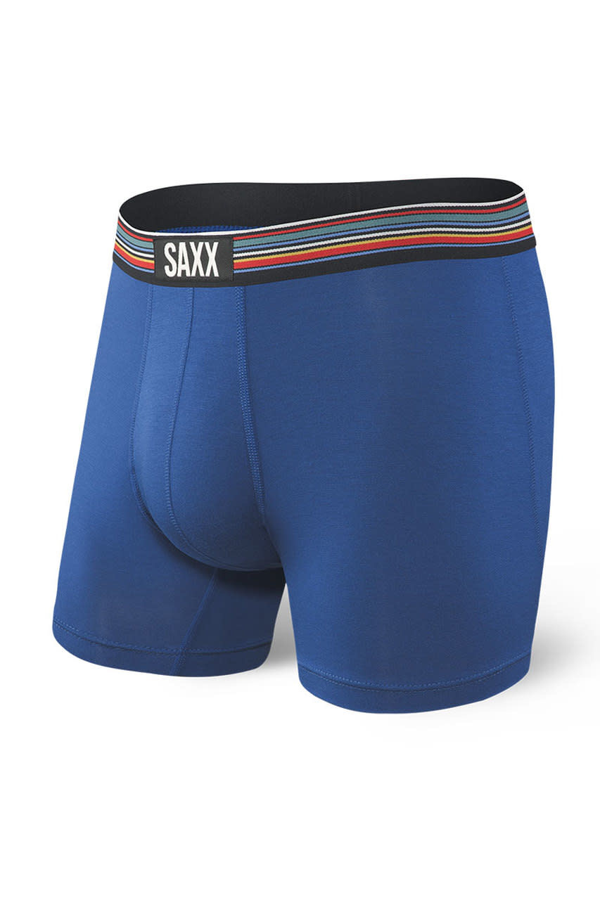 Saxx, Underwear & Socks, Nib Saxx Medium Vibe Stretch Boxer Briefs In  Purple Gradient Stripe