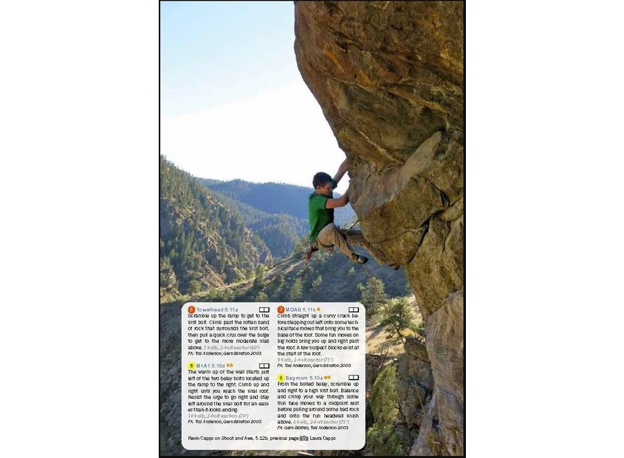 Clear Creek Publishing Rock Climbing Clear Creek Canyon, 3rd Edition by Kevin Capps Guidebook