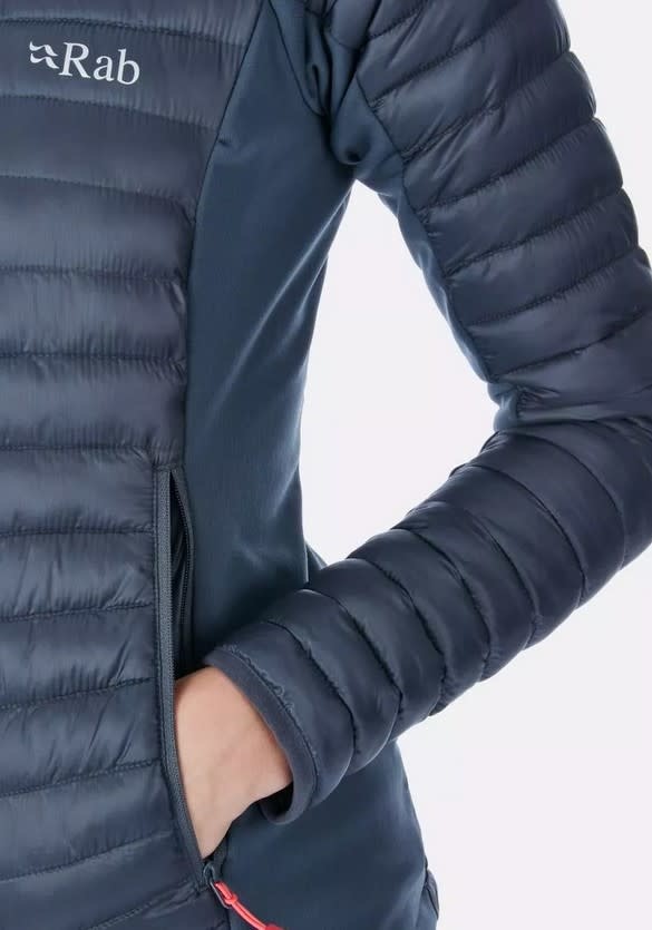 rab womens cirrus flex hoody steel
