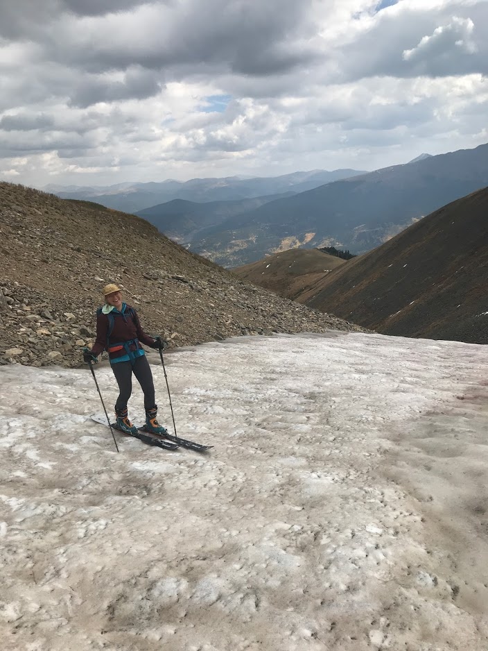 Late summer means resorting to dirty snow and suncups.