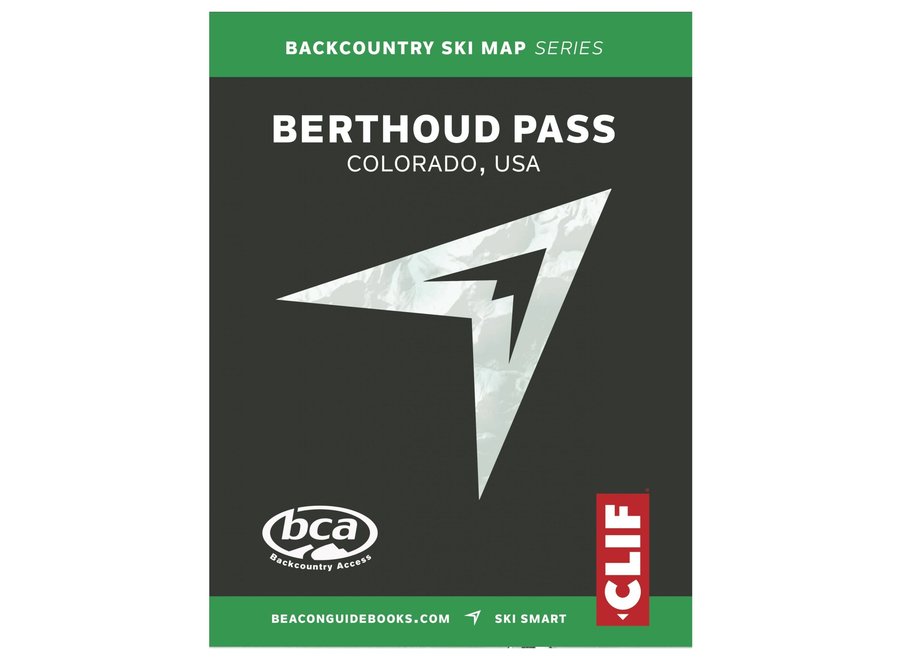 Beacon Guidebooks Berthoud Pass Backcountry Skiing Map