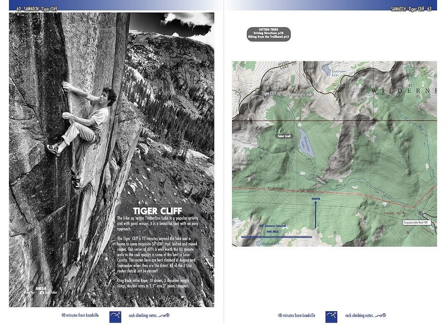 40 Minutes From Leadville Rock Climbing Guidebook Second Edition by Justin Talbot