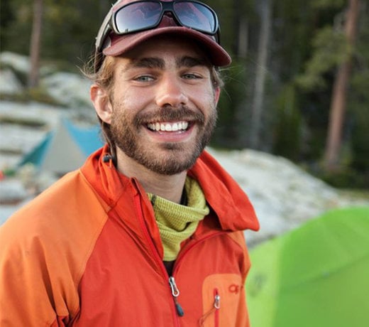 Orange Hiking Hat 