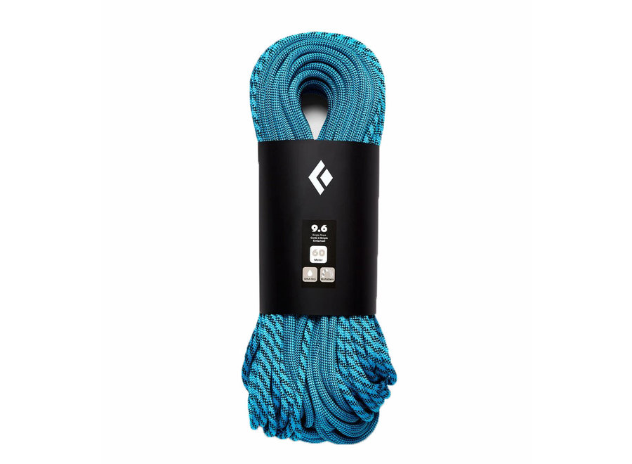 Black Diamond 9.6 Bipattern Dry Rope - 70M