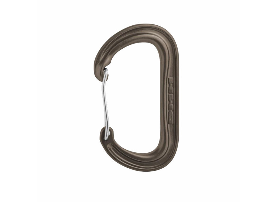 DMM WallDO Oval Wiregate Carabiner Matte Grey