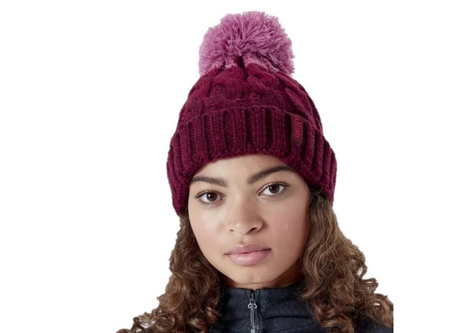 Rab Womens Braid Beanie Oxblood