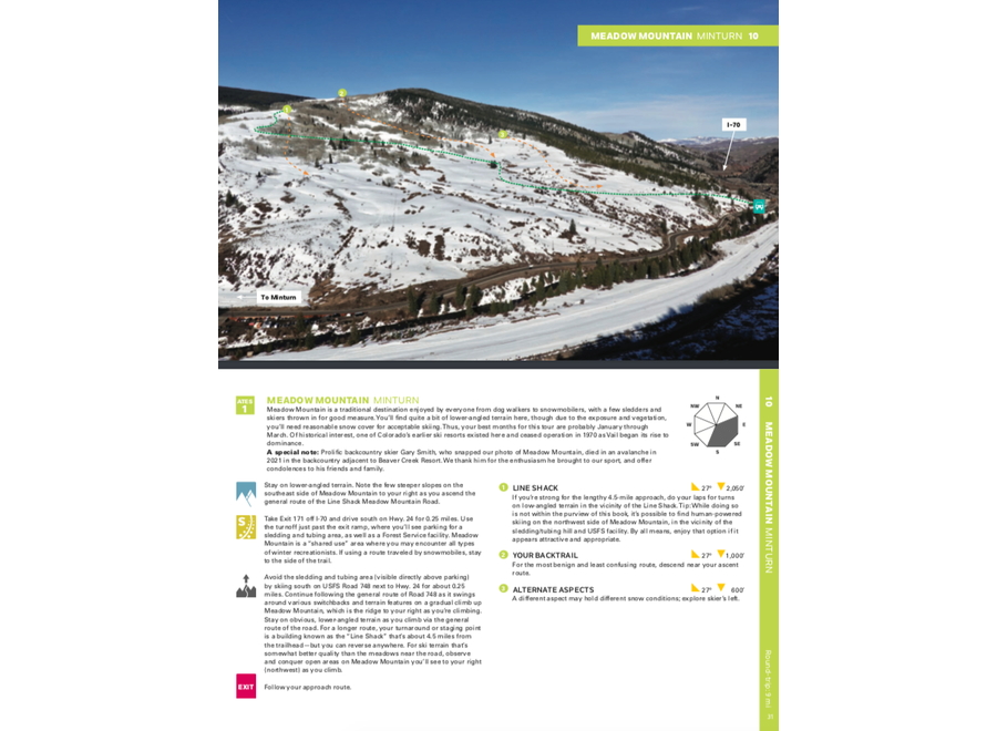 Beacon Guidebooks Light Tours of Colorado Ski Atlas, 2nd Edition by Lou Dawson