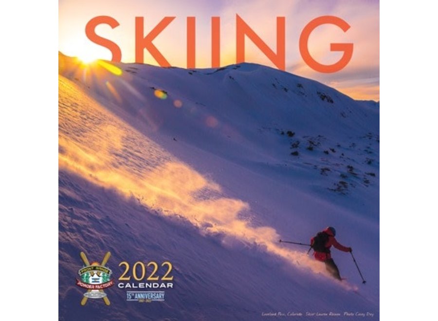 2022 Powder Factory Backcountry Ski Calendar