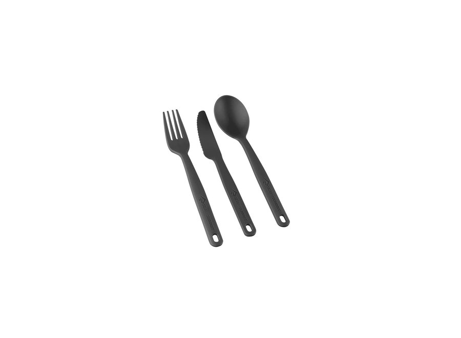 Sea to Summit Camp Cutlery Utensil Set Charcoal