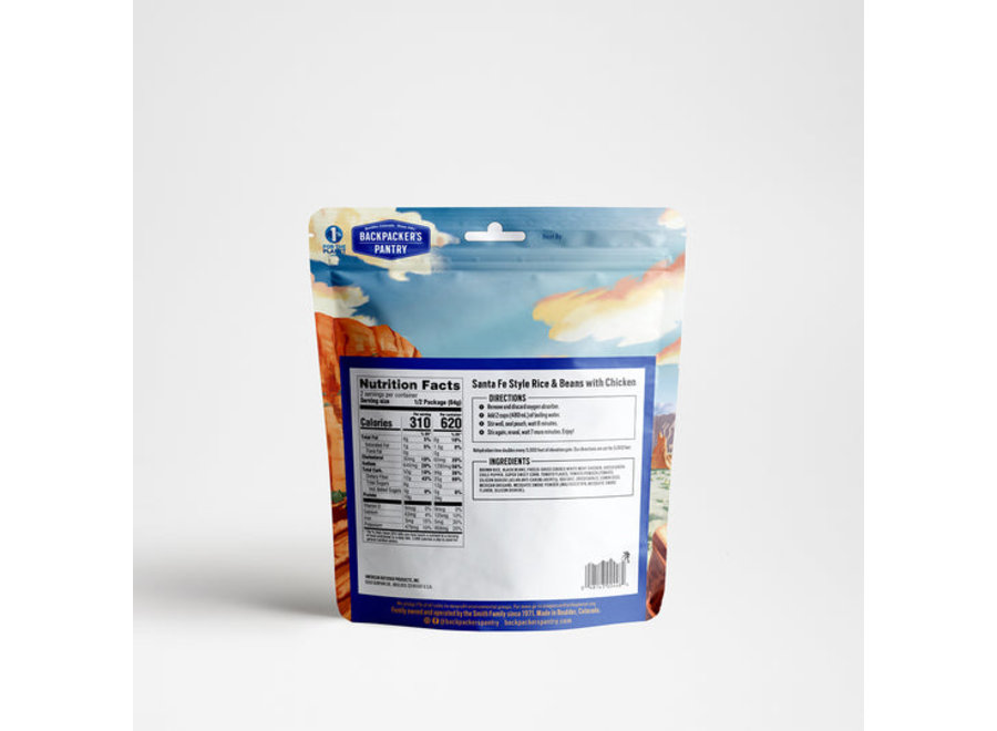 Backpacker's Pantry Santa Fe Rice and Beans with Chicken 2P