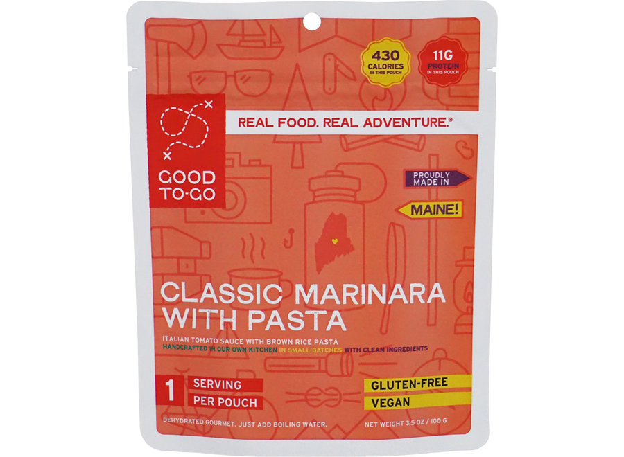 Good to Go Classic Marinara With Pasta 1 Serv