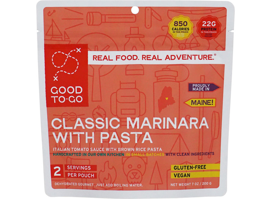 Good To Go 2 Serv Classic Marinara With Pasta