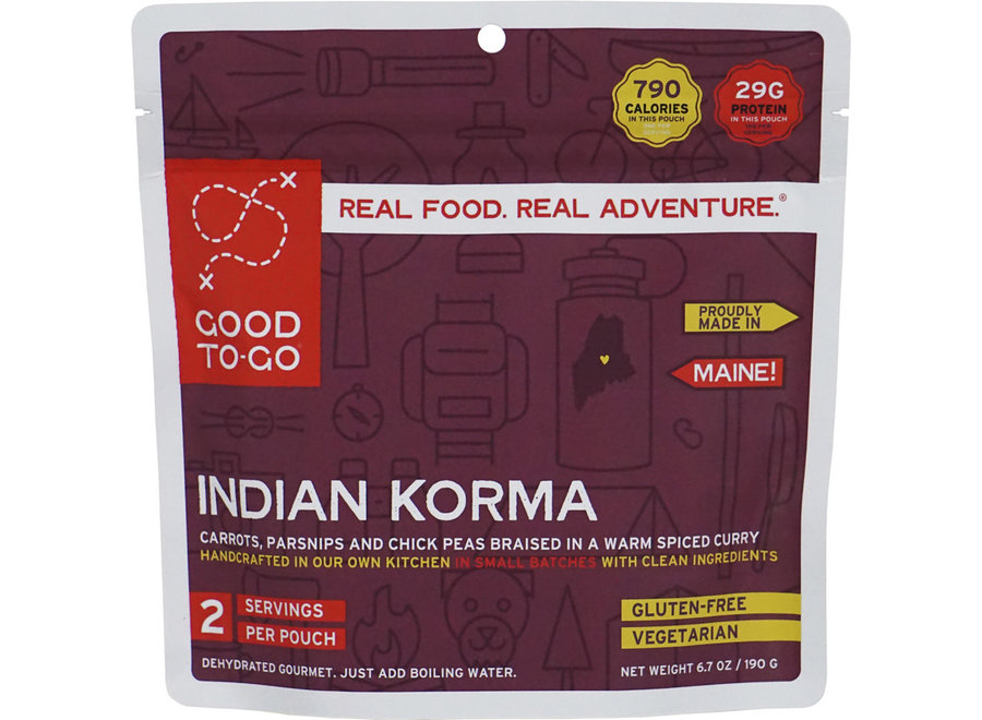 Good to Go Indian Veg Korma 2 Serv