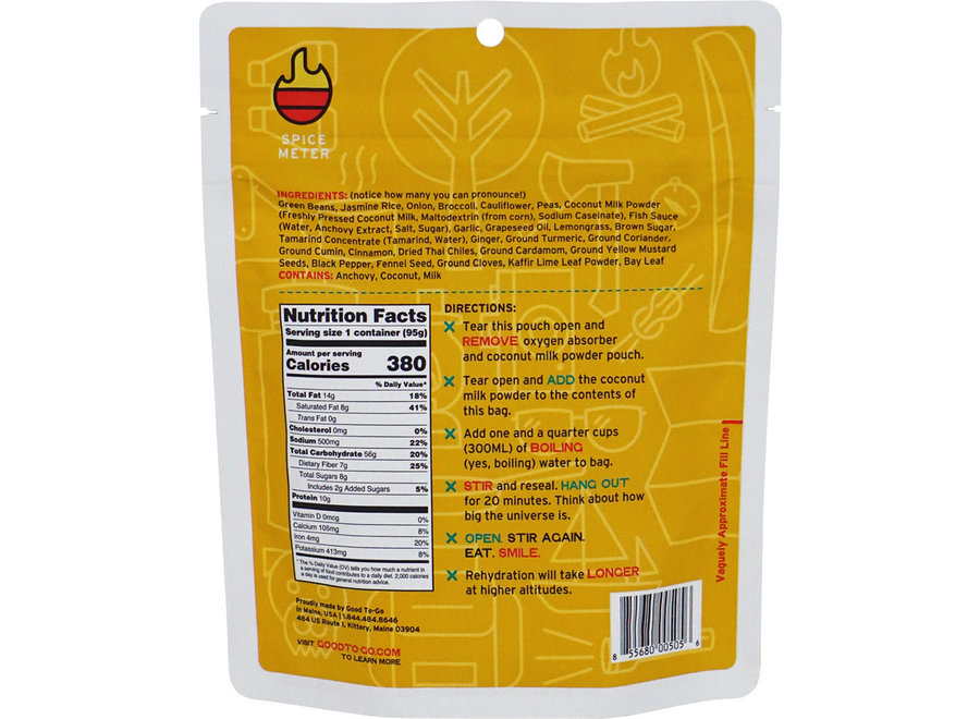 Good To Go 1 Serv Thai Curry