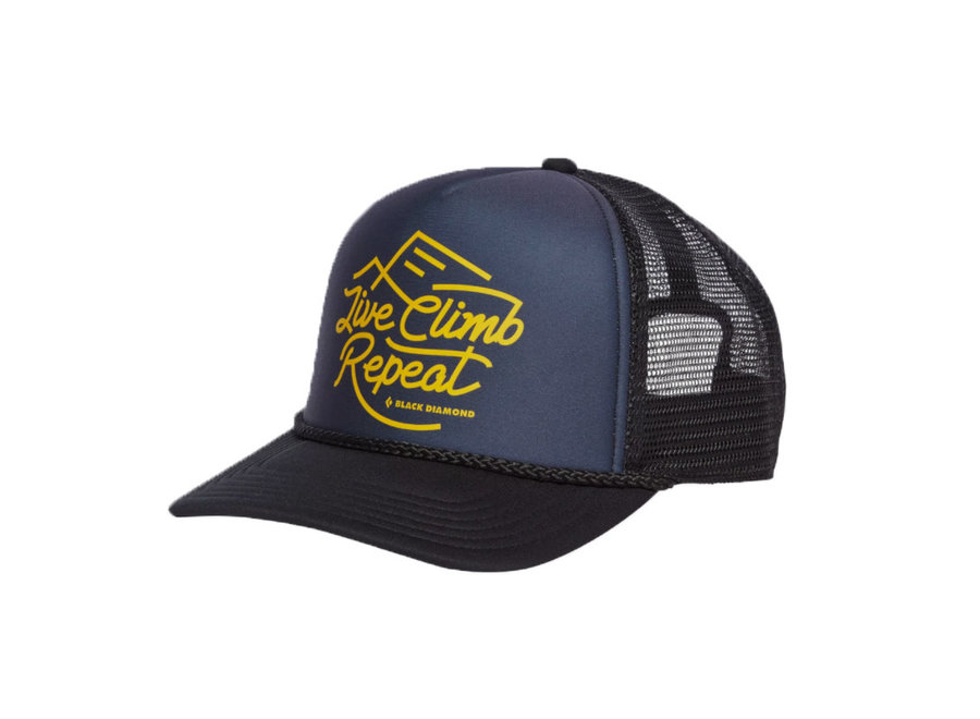 Black Diamond Flat Bill Trucker Hat