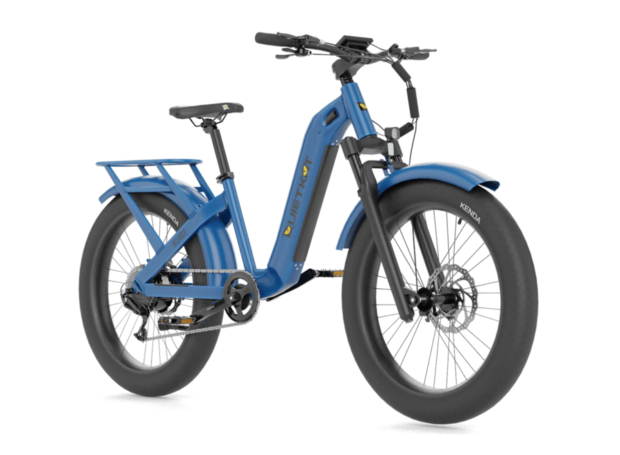 QuietKat Villager 500W e-Bike Classic Blue
