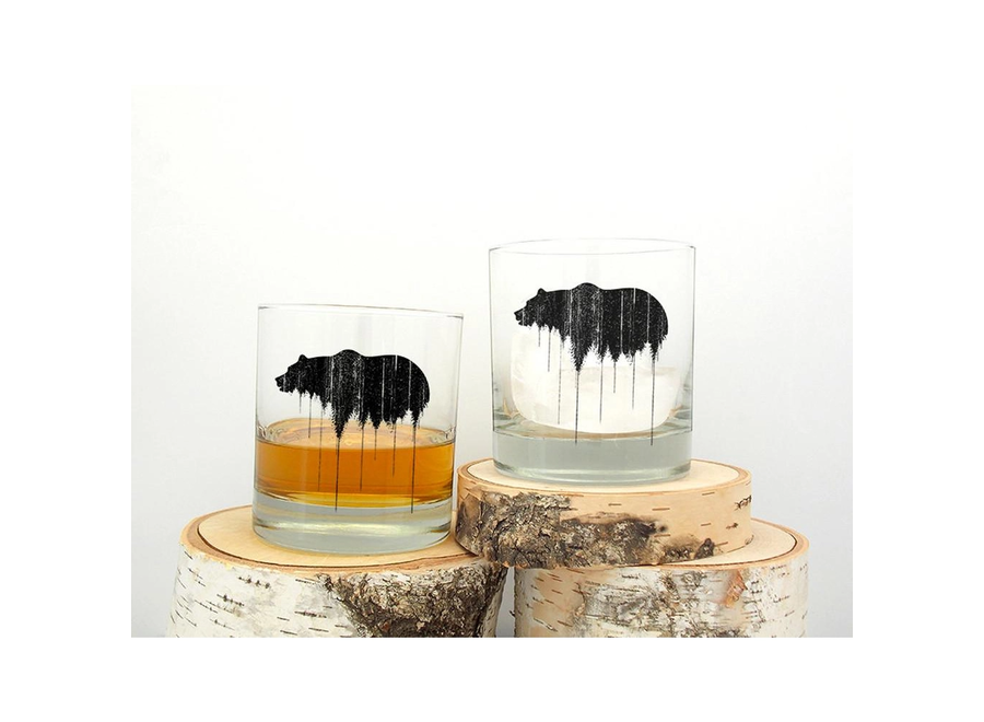 Black Lantern Whiskey Glass (pair)