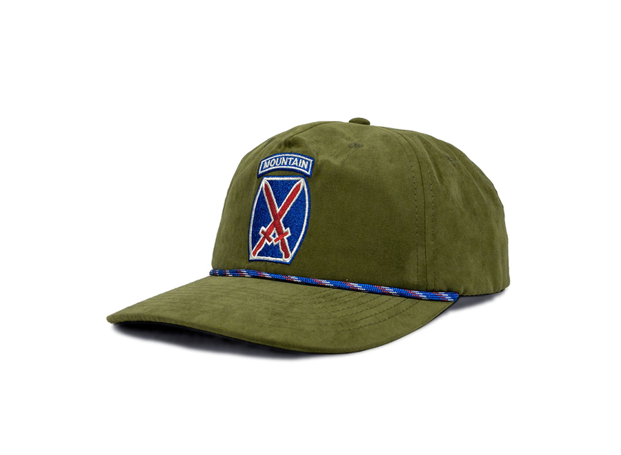 YoColorado Hat 10th Mountain Rope Olive Green