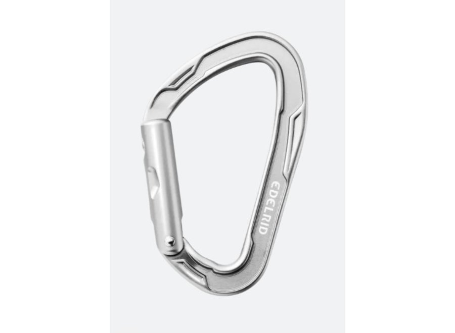 Edelrid Mission II Straight Gate Carabiner Silver
