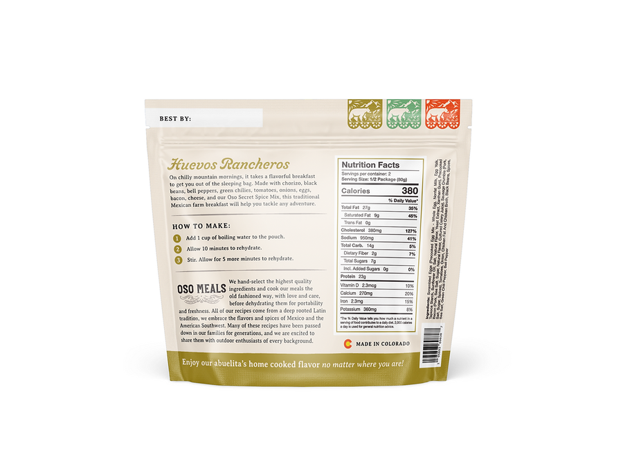 Oso Meals 2 Servings
