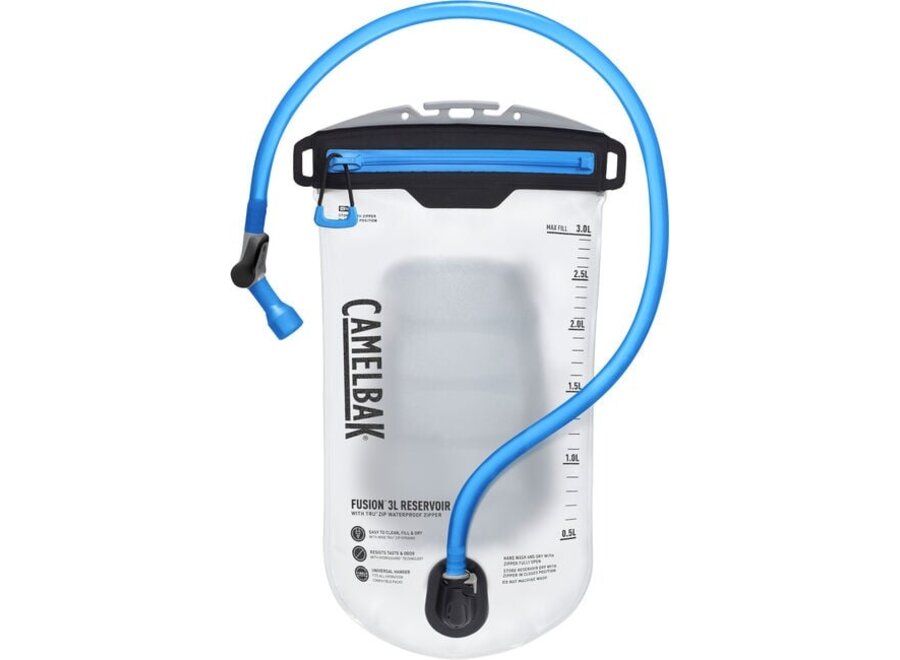 CamelBak Fusion 3L Reservoir with Tru Zip Waterproof Zipper