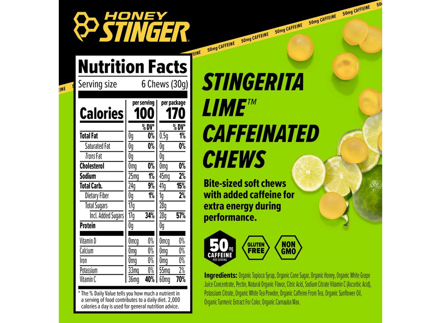 Honey Stinger Caffeinated Energy Chews