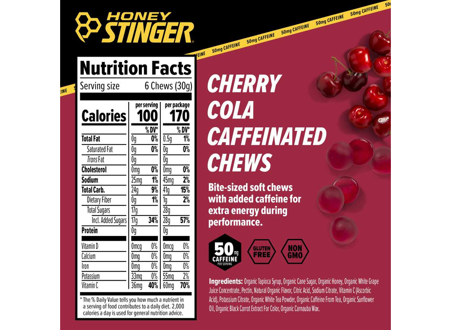 Honey Stinger Caffeinated Energy Chews